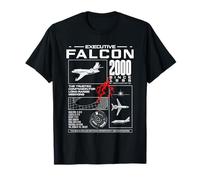 Falcon 2000: Built on a Legacy of Excellence Aircraft Tee T-Shirt