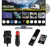 Falcon 27″ WebOS Smart Camping TV, 12V/24V, DVD, WiFi, Bluetooth [EEK: E]