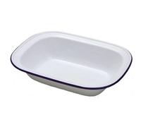 Falcon 6 x 24cm Oblong Pie Dish - Enamel