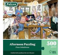 Falcon Afternoon Puzzling, 500 Piece Jigsaw Puzzle for Adults - Beautifully Illustrated 500Pc Adult Jigsaws, Fun Present & Activity for Home, Puzzles for Rainy Days, Birthday Jumbo