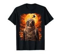 Falcon Bird Mummy in Creepy Pumpkin Patch on Halloween Night Value Graphic T-Shirt