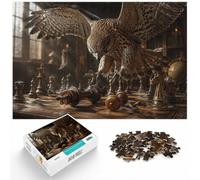 Falcon Chess, 1000 Piece Paper Jigsaw, 1000pcs (52x38cm) | For a festive gift with screen-free appeal: Adult jigsaw puzzle with 1000 pieces suits calm, screen-free leisure.