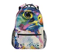 Falcon Color Clip Art Daypack Lightweight Laptop Backpack Anti Theft School Bags For Computer Hiking Daily 29X40Cm