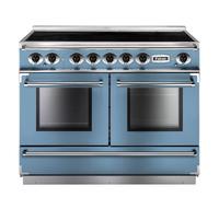 Falcon Continental 1092 FCON1092EICA/N-EU 110cm Wide China Blue Induction Freestanding Range Cooker - Nickel Trim