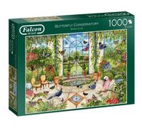 Falcon De Luxe 1000 Piece Jigsaw Puzzle - Butterfly Conservatory