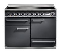 Falcon Deluxe 1092 F1092DXEISL/N-EU 110cm Wide Slate Induction Freestanding Range Cooker - Nickel Trim