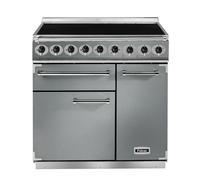 Falcon Deluxe 900 F900DXEISS/C-EU 90cm Wide Stainless Steel Induction Freestanding Range Cooker - Chrome Trim
