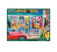 Falcon The Record Shop - 1000 Piece Jigsaw Puzzle for Adults - Beautifully Illustrated 1000Pc Adults Jigsaw Puzzle - Fun Activity for at Home, Puzzles for Rainy Days, Birthday Jumbo