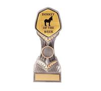 Falcon Donkey of the week Trophy Award 190mm free Engraving-PA20026C