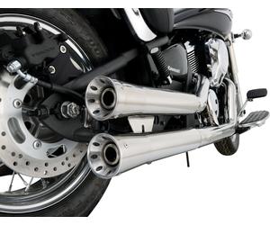 Falcon Double Groove Complete Exhaust VL800/C800/M800 O.KAT,ABE