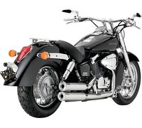 Falcon Double Groove Complete Exhaust VT 750 SHADOW 04- EG-BE