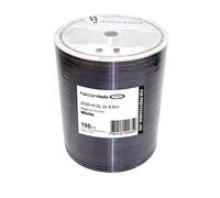 Falcon DVD Double Layer DVD+R DL 8.5GB 240 Min 8x White Inkjet Full Face Printable 0998 - 100 Pack