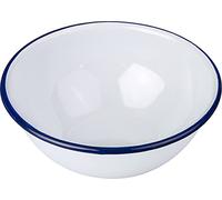 Falcon ENAMEL CAMPING PUDDING BOWL TRADITIONAL WHITE 14cm 46014