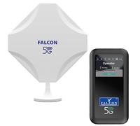Falcon EVO MOBILE, Mobile Broadband Internet, 5G Ready MiMo Window Antenna for Motorhomes and Caravans with 3400MBPS (5G) Portable Router (eSIM Compatible)