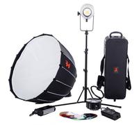 FALCON EYES BL-30TD-K1 Bi-Color COB LED DMX Lighting Kit, dimmable V-Mount, 300W