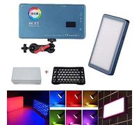 Falcon Eyes F7 RGB Photo Video Camera Dimmable Lighting 2500K-9000K with Softbox and Honeycomb Grid Pocket Studio and Lighting Built-in Battery Multiple Scenario Mode