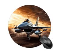Falcon Fighter Mouse Pad with Non-Slip Rubber Base,Small Round Mousepad 7.8" Diameter,Mouse Mat for Computers, Laptop, Gaming, Office & Home