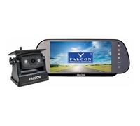 Falcon HD Magnetic Wireless Camera System + 7″ Mirror Monitor With DVR Recording Function - No Drilling Required (Black)