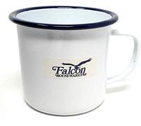 Falcon Housewares 2 x Enamel 9cm White Mug