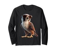 Falcon Kestrel Falcons Hunting Peregrine Birds Falconry Long Sleeve T-Shirt