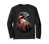 Falcon Kestrel Falcons Hunting Peregrine Birds Falconry Long Sleeve T-Shirt
