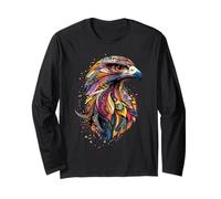 Falcon Kestrel Falcons Hunting Peregrine Birds Falconry Long Sleeve T-Shirt