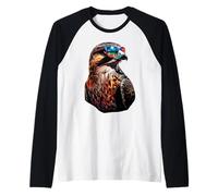Falcon Kestrel Falcons Hunting Peregrine Birds Falconry Raglan Baseball Tee