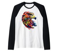 Falcon Kestrel Falcons Hunting Peregrine Birds Falconry Raglan Baseball Tee