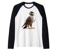 Falcon Kestrel Falcons Hunting Peregrine Birds Falconry Raglan Baseball Tee