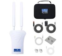 Falcon LTE 4G Combo Deluxe Outdoor Antenna, INCL. 150Mbit WLAN Router Mobile Integrated and Accessory Pack for Caravan I Camper Car I Bus I Boat I Van I Car I Truck