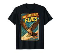 Falcon My Other Pet Flies Falconry Adventure T-Shirt