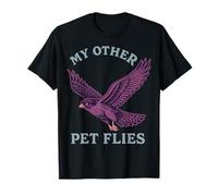 Falcon My Other Pet Flies with Falconry Hunting Design T-Shirt