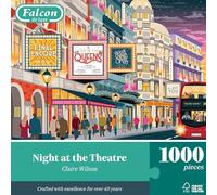 Falcon Night at the Theatre - 1000 Piece Jigsaw Puzzle for Adults - 1000Pc Adult Puzzles - Beautifully Illustrated Large Jigsaws & Fun Activity for Home, Rainy Days, Birthday Jumbo