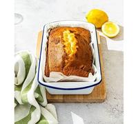 Falcon Premium White Enamel - 2lb Loaf Oven Pan Tin Terrines Cake | Oven Safe