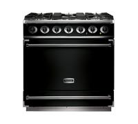 Falcon S900 F900SDFBL/CM-EU 90cm Wide Black Dual Fuel Freestanding Range Cooker - Chrome Trim