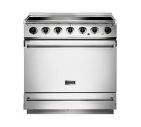Falcon S900 F900SEIWH/N-EU 90cm Wide White Induction Freestanding Range Cooker - Nickel Trim