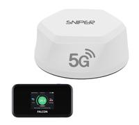 FALCON SNIPER EVO 5G LTE roof antenna, 5G internet for Motorhomes, Caravans & Campervans with 5G 1800 Mbps mobile router
