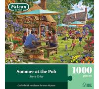 Jumbo Jigsaw Puzzle Falcon Summer at the Pub - 1000 Piece Adult Illustrated