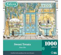 Falcon Sweet Treat - 1000 Piece Jigsaw Puzzle for Adults - Beautifully Illustrated 1000Pc Adults Jigsaw Puzzle - Fun Activity for Home, Puzzles for Rainy Days, Birthday Jumbo