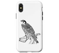 Falcon T-Shirt Hunting Hawk - Falcon Tee Shirt Case for iPhone X/XS