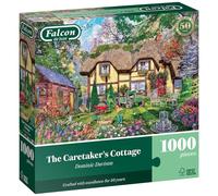 Falcon The Caretaker's Cottage - 1000 Piece Jigsaw Puzzle for Adults - Beautifully Illustrated 1000Pc Adult Jigsaws - Puzzles for Home Activity, Rainy Days, Birthday Gift - Jumbo