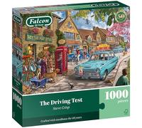 Falcon The Driving Test - 1000 Piece Adults Jigsaw Puzzle - Village Scene