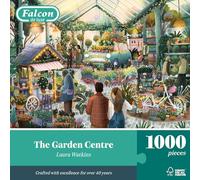 Falcon The Garden Centre, 1000 Piece Jigsaw Puzzle for Adults - Beautifully Illustrated 1000Pc Adult Jigsaws, Fun Present & Activity for Home, Puzzles for Rainy Days, Birthday Jumbo