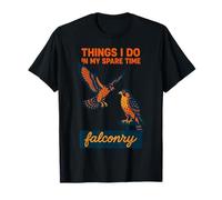 Falcon Things I Do in My Spare Time Falconry Design T-Shirt