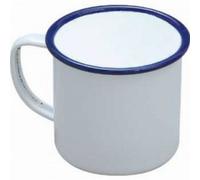 Falcon Traditional Enamel Mug White/blue (568Ml)