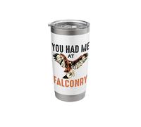 Falcon Training Hawk Eagle Design for a Falconer Stainless Steel Insulated Tumbler