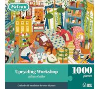 Falcon Upcycling Workshop - 1000 Piece Adults Jigsaw Puzzle - Home Activity | 1000 Pc Adult Jigsaws - Nostalgic, Charming Large Puzzles - Cosy Rainy Day Activity, Christmas & Birthday Gift - 68 x 49 cm