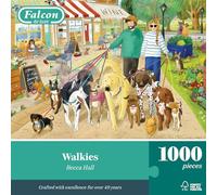 Falcon Walkies - 1000 Piece Jigsaw Puzzle for Adults - Dog Walking Scene