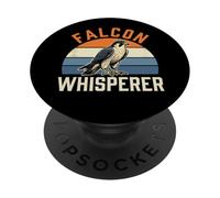 Falcon Whisperer Falconry Falconer Ornithology Peregrine PopSockets Adhesive PopGrip