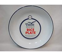 Falcon White Enamel Round Rice Plate Baking Dish 26cm